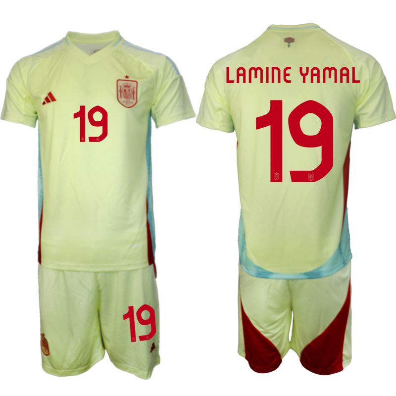 Men 2024-2025 Season Spain away green #19 Soccer Jersey->spain jersey->Soccer Country Jersey